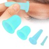 4pcs Silicone Gel Facial Cupping Set,Vacuum Massage Cup Kit,Vaccum Facial