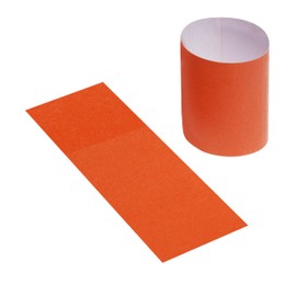 Germiwipe 500 Pcs Orange Self-Adhesive Paper Napkin Bands - Disposable Napkin Rings for Silverware Wraps, Ideal for Restaurants, Weddings, Parties & Catering Events