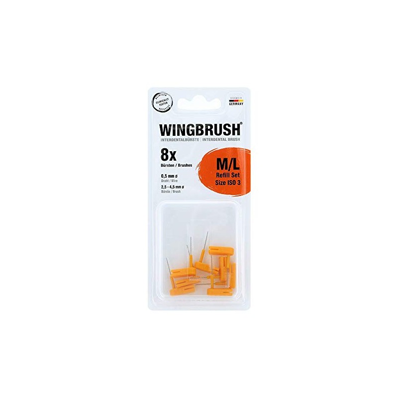 Wingbrush Refill Set Inte 8 Pieces