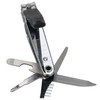 Iconikal 8-in-1 Toenail Clipper Multi Tool with Screwdriver, Brush, File,