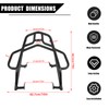 KKZOL Motorcycle Rear Luggage Rack Replacement for Yamaha XT250 2008-2025