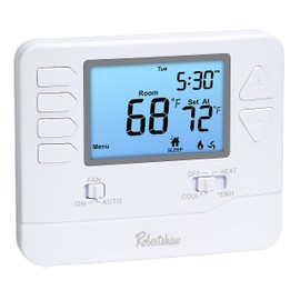 Robertshaw RS8210 Pro Series Non-Programmable Thermostat, Multi-Stage, 2 Heat / 1 Cool