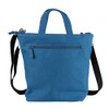Harapeko Aomushi Apple Sagara Embroidered 2-Way Bag, Navy Blue