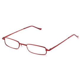 Newbee Fashion -"Pocket" Spring Temple Reading Glasses w/Portable Pocket Clip Aluminum Case