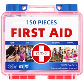 150-Piece Mini First Aid Kit for Home, Travel, and Outdoor Emergencies