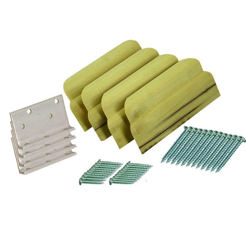 Surewood 5 in. Unfinished Oak Box Newel Attachment Kit