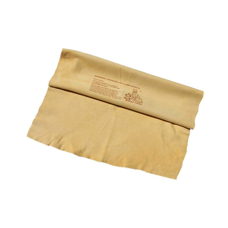 Genuine Chamois Leather "natural Size L"ca. 47 x 28 cm