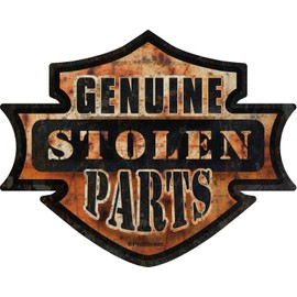 ProSticker 743 4" X 5" Rat Rod Series Genuine Stolen Parts Decal Sticker
