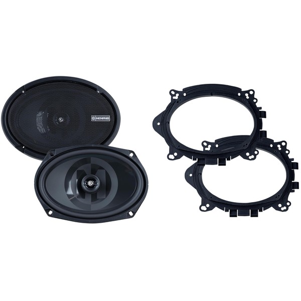 Memphis PRX69S 6x9 2Ω Shallow 2-Way with Low pro Tweeter