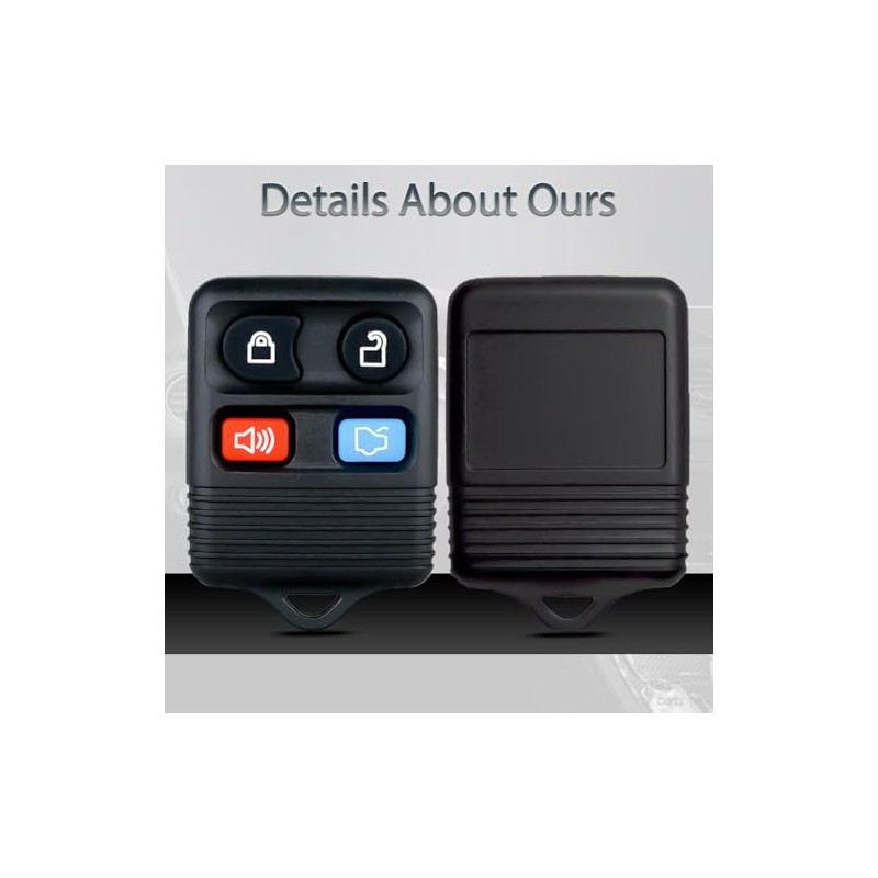 4 Button Keyless Entry Remote Control Key Fob Compatible with