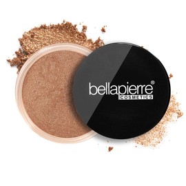 bellapierre bronceador mineral en polvo suelto | Bellamente calienta y realza el tono de la piel para una apariencia bronceada | Fórmula no tóxica y sin parabenos | Pure Element - 0.3 Oz