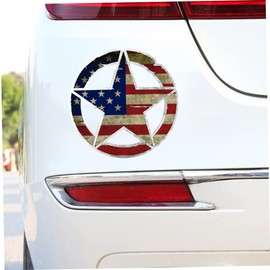 Mikinona 3sets Car Window Decal American Flag Style Easy Install Perfect for Cars Trucks Suvs Boats 2pcs*3