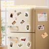 JUOIFIP 12 Pack Acrylic Polaroid Magnetic Frames for Refrigerator, Clear