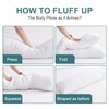 DOWNCOOL Large Body Pillow Insert- Breathable Full Body Pillow for