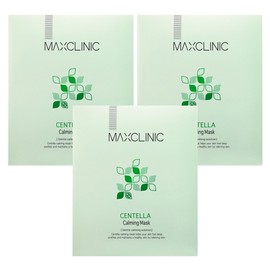 Max Clinic Centella Calming Mask 3 Boxes (12 Sheets) Whitening Wrinkle Improvement Dual Functional Mask Pack / 맥스클리닉 센텔라 카밍 마스크 3박스(12매) 미백 주름개선 이중 기능성 마스크팩