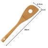 Nagao 18058 Moso Bamboo Spatula, 11.8 inches (30 cm), Perforated,