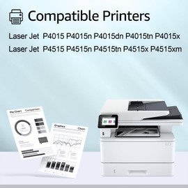 greencycle 64X Compatible Black Toner Cartridge Replacement for HP 64X CC364X for Laserjet P4015dn P4015n P4015tn P4015x P4515n P4515tn P4515x Printer Ink Cartridge (6PK)