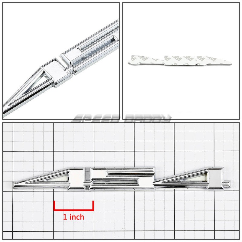 Auto Dynasty 2 x Metal Emblem Decal Logo Trim Badge