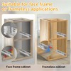 BAIDICE Soft Close Bottom Mount Drawer Slides 12 Inch Rails