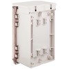 Nitto Kogyo OP12-1525CA Plastic Box Transparent Door with Roof