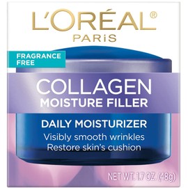 L'Oreal Paris Skincare Collagen Face Moisturizer, Fragrance-Free Day and...