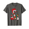 Candy Cane Crew Christmas Matching Costume Xmas Group T-Shirt