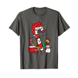 Candy Cane Crew Christmas Matching Costume Xmas Group T-Shirt