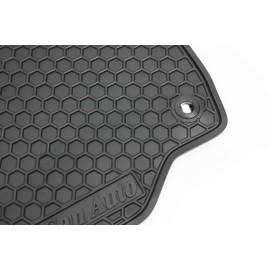 Car Rubber Floor Mat for Toyota Camry 7th 2012-2013-2014-2015-2016-2017 Custom Fit Full Black Rubber Car Floor Liners Set All Weather Protection Heavy Duty Odorless