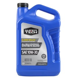 Supertech Super Tech All Mileage Synthetic Blend Motor Oil SAE 10W-30, 5 Quarts