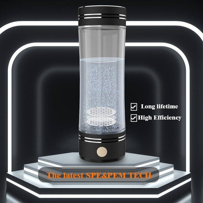 GOSOIT Hydrogen Water Ioniser Hydrogen Rich Alkaline Water Bottle with