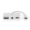 Nedis USB Multi-Port Adapter | USB 2.0 | USB-C Female