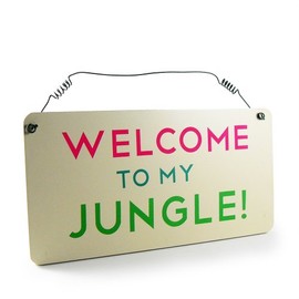 Heartwarmers Welcome Jungle - Garden Plaque