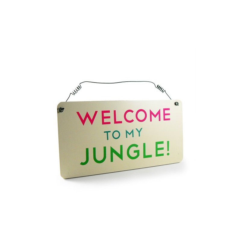 Heartwarmers Welcome Jungle - Garden Plaque