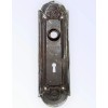Antique Yale & Towne Nubian Door Knob Set + Back