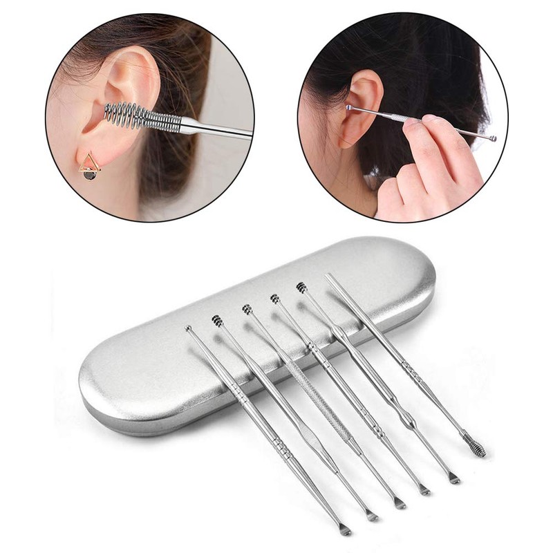 Ear Cleaner, Ear Cleaner, 6 Piece Set, Ear Cleaner, Mitigaki