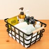 Black Farmhouse Baskets Pantry Baskets with Wooden Handles - Household
