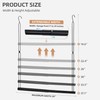 STORAGE MANIAC Hanging Closet Rod, Adjustable Width and Height Closet