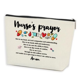 Motivational Nurse Makeup Bag, Nurse Gifts, Nurse Accessories for Work, Nursing School Essentials, Office Gifts for Coworkers Women RN Nurse Practitioner Thank You Birthday Retirement Nurse Day