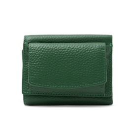 VITAFELICE nsw-30065n Women's Square Mini Wallet with Genuine Leather, green