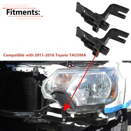 RLB-HILON 2PCS Front Bumper Filler Inner Retainer Clip Compatible with Toyota Tacoma 2012 2013 2014 2015 Year, Fit for Left and Right Side, for 52531-04010