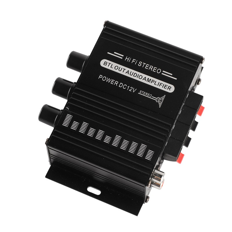 Stereo Amplifier 12V Portable Clear Sound Quality Mini Amplifier for
