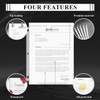 Page Protectors for 3 Ring Binder, Sheet Protectors 8.5 x