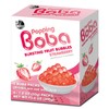 J WAY Bursting Popping Strawberry Boba Pearls, Strawberry Syrup, Non-Dairy,