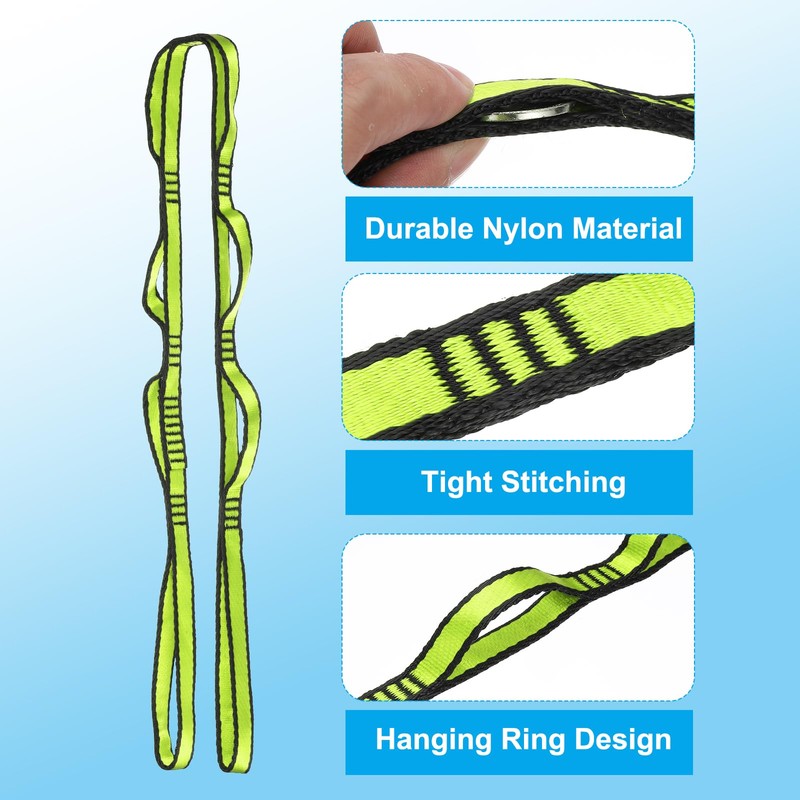 PATIKIL 43 Inch Daisy Chain Straps, 4 Pack Strong Climbing