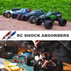 sourcing map RC Shock Absorber 1/10 115mm Aluminum Threaded Front