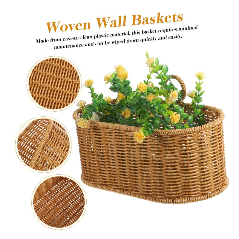 iplusmile Wall Storage Basket Capacity Hanging Basket for Fruits Veggies