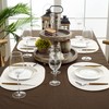 FunWheat Oval Braided Placemats Set of 4 Table Mats for