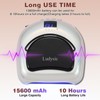 Professional Rechargeable 96W UV LED Nail Lamp, Cordless Nail Dryer