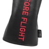 SHABIER Black Golf Head Cover with Red Remove Before Flight
