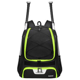 Goloni | Baseball Backpack Bag For Adult and Youth Baseball & Softball Equipment Bags Bat bag | shoes compartment & Fence Hook